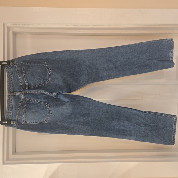 Reformation Womens Mid Rise Button Fly Medium Wash Jeans Blue Size 27 - Picture 3 of 9